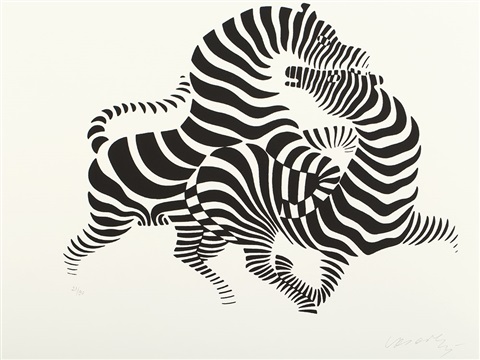 Victor Vasarely zebra